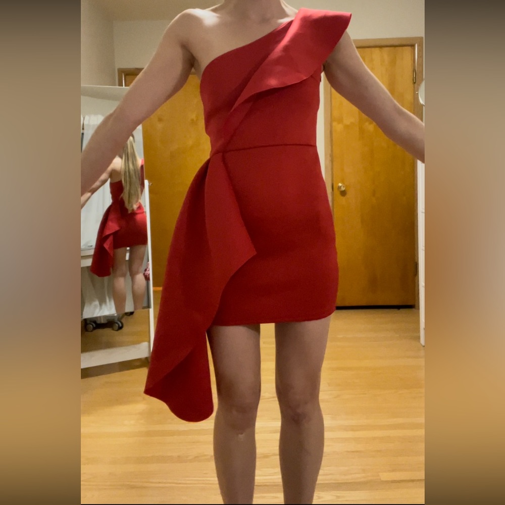 Beautiful Red Bodycon Dress - Picture 2 of 11
